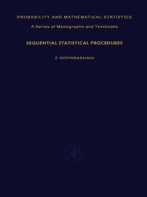 cover image of Sequential Statistical Procedures